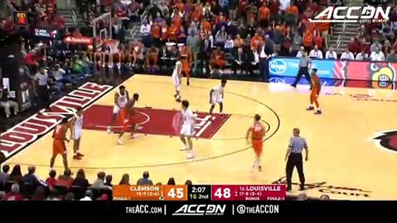 Clemson vs. Louisville Basketball Highlights (2018-19)