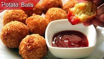 Potato Nuggets - Crispy Potato Balls-Tasty and Easy Homemade-potato nuggets- Breakfast recipes 2019