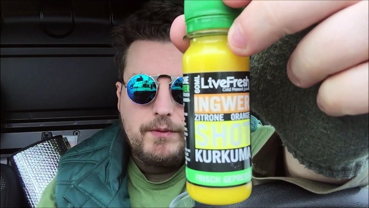 Live fresh ingwer shot zitrone orange kurkuma review und test