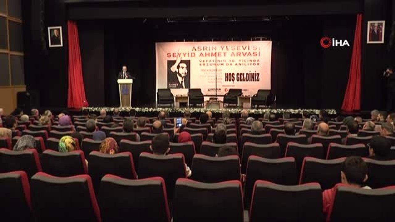 Seyyid Ahmet Arvasi Vefatının 30. Yılında Erzurum'da Anıldı
