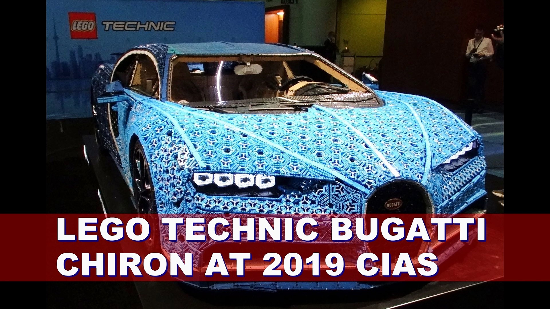 LEGO Technic Bugatti Chiron at 2019 Canadian International AutoShow - video  Dailymotion