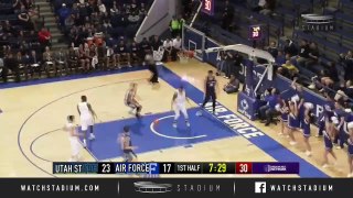 Utah State vs. Air Force Basketball Highlights (2018-19)