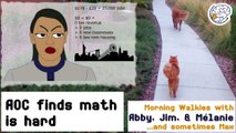 Alexandria Occasional Cortex finds math is hard -Walkies with Abby