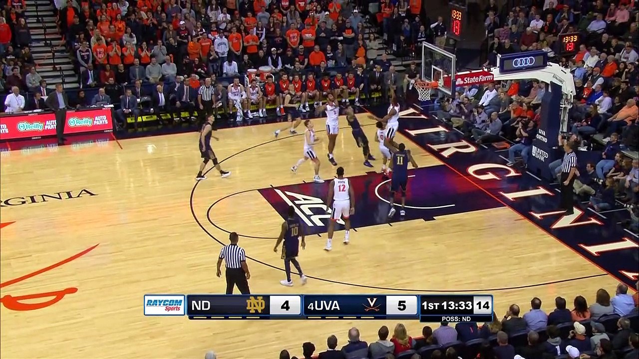 Notre Dame at #4 Virginia