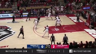 Fresno State vs. New Mexico Basketball Highlights (2018-19)