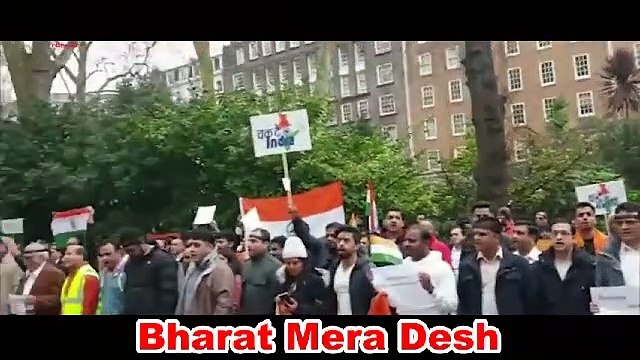 Indian Community Protest Across UK Streets & Outside Pak High Commission