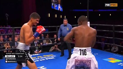 Sebastian Fundora vs Donnie Marshall Highlights