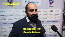 Hockey sur glace 2019-02-16 Mario Richer Interview Coach  des Gothiques d’Amiens CdeF 1/2 Finale Amiens VS Strasbourg