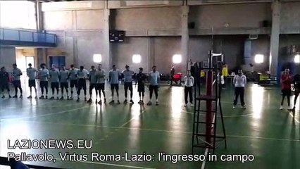 Download Video: Pallavolo, Virtus Roma-Lazio: la presentazione delle squadre