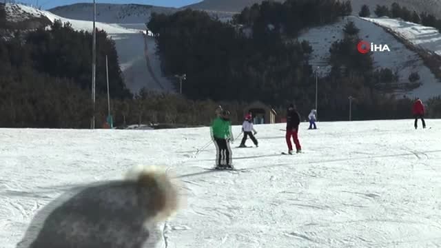 Palandöken'de Hafta Sonu Yoğunluğu