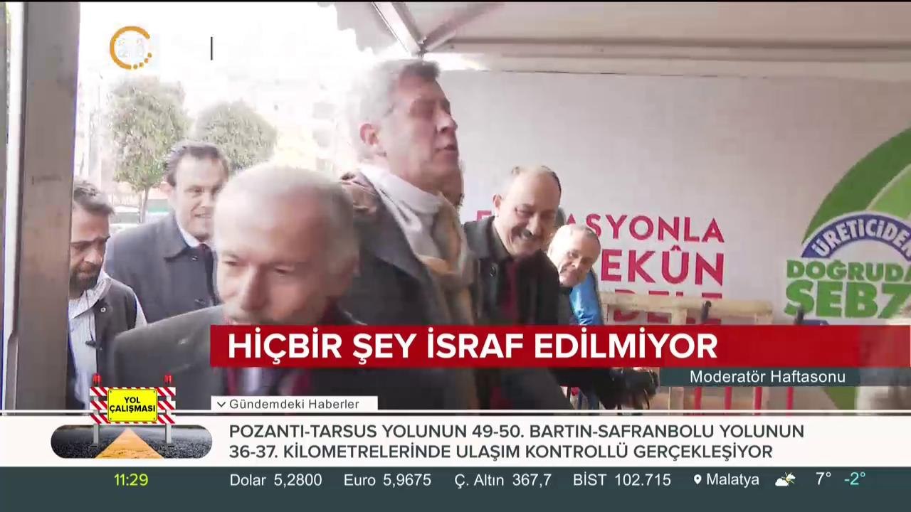 Alışveriş yaptı
