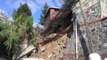 Beykoz'da Bir Sitenin İstinat Duvarı Yıkıldı