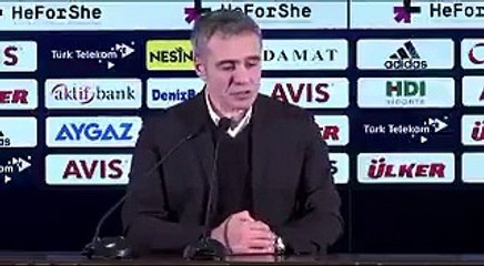 Ersun Yanal, maç sonu basın toplantısında konuştu
