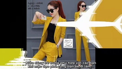 Áo khoác vest, blazer nữ :Bộ Vest Hot