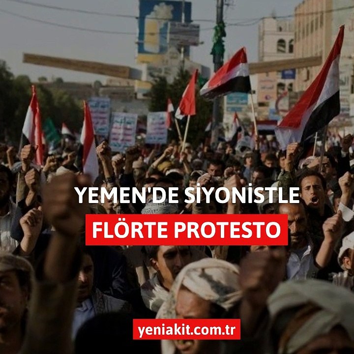 Yemen’de siyonistle flörte protesto