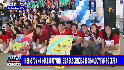 Imbensyon ng mga estudyante, bida sa Science & Technology Fair ng DepEd