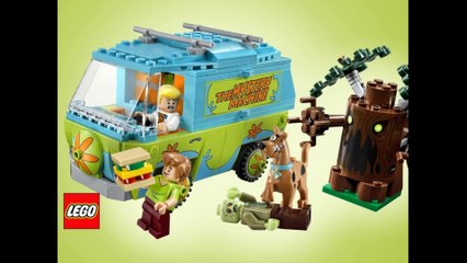 Lego Scooby Doo The Mystery Machine 75902 Fred Shaggy Stop Motion Speed Build - Unboxing Demo Review
