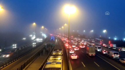 Sis etkili oluyor - İSTANBUL