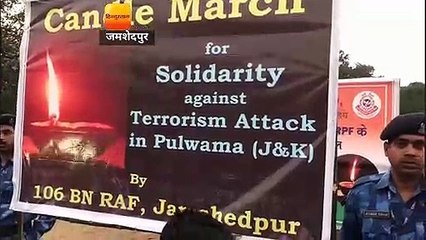 गम और गुस्से के बीच देश के वीर शहीदों को नमन करने उमड़ा जमशेदपुर शहर