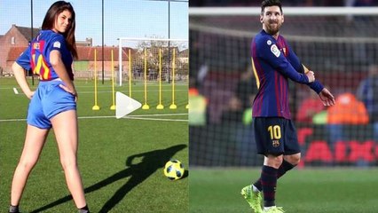 السيدة ميسي .. لقب جديد لمراهقة حققت تسديدات كروية مذهلة على طريقة ليو
