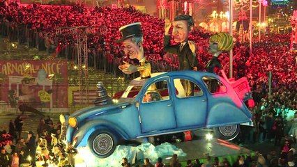 Le carnaval de Nice balade les politiques ce samedi 16 février.