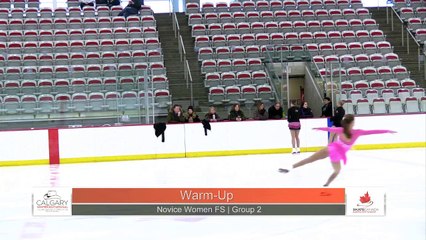 2019 Calgary Winter Invitational- International Arena - Novice Women Free Program (1)