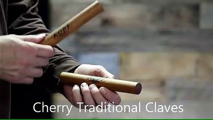 Cherry Traditional Claves from Kopf Percussion