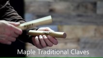 Maple Traditional Claves from Kopf Percussion