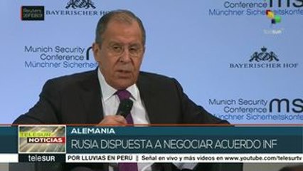 Rusia manifiesta disposición para negociar tratado INF