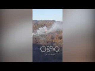 Ora News - Zjarr në Mirditë, digjen 3 hektarë me shkurre