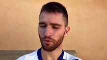 D3 – Emilien PITAVY réagit après la défaite du FC GIRAUDIERE contre le FC COLOMBIER-SATOLAS