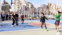 AK Parti Sözcüsü Çelik ve Türel, gençler ile basketbol oynadı - ANTALYA