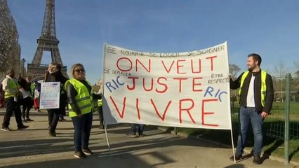 Tres meses de chalecos amarillos contra Macron