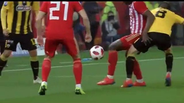Konstantinos Fortounis goal Olympiakos vs Aek 2-1
