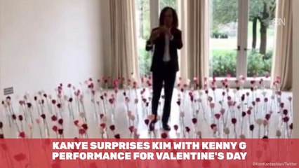Kenny G Performs For Kim Kardashian On Valentines Day