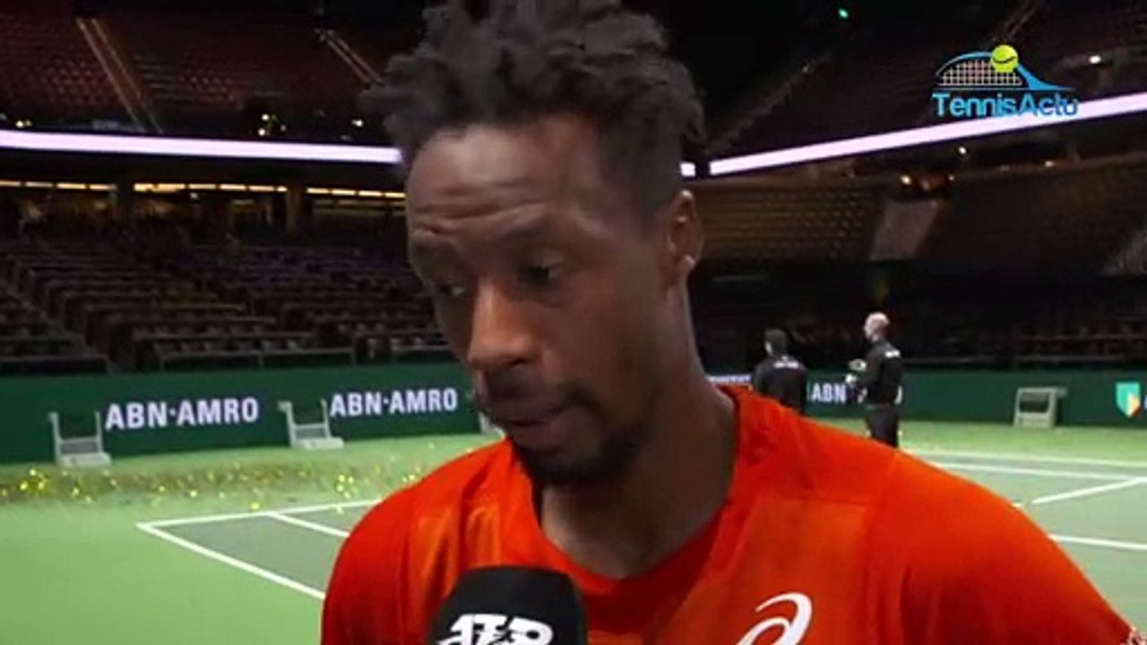 ATP - Rotterdam 2019 - Gaël Monfils : "C'est mon 2e ATP 500, je suis content"