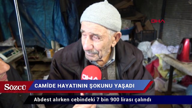 Abdest alırken hayatının şokunu yaşadı