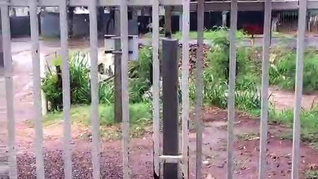 Vídeo mostra enxurrada no Bairro Neva