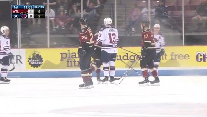 ECHL Atlanta Gladiators 1 at South Carolina Stingrays 1