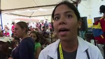 Voluntarios se preparan para entrada de ayuda a Venezuela