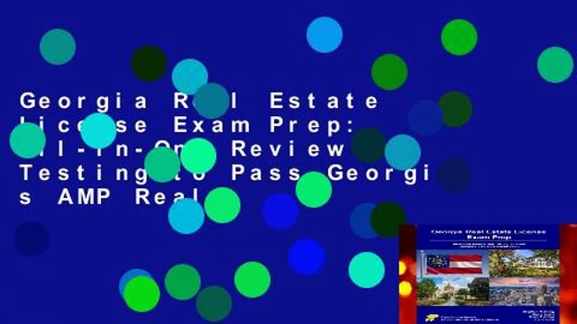 Georgia Real Estate License Exam Prep: All-in-One Review and Testing to Pass Georgia s AMP Real
