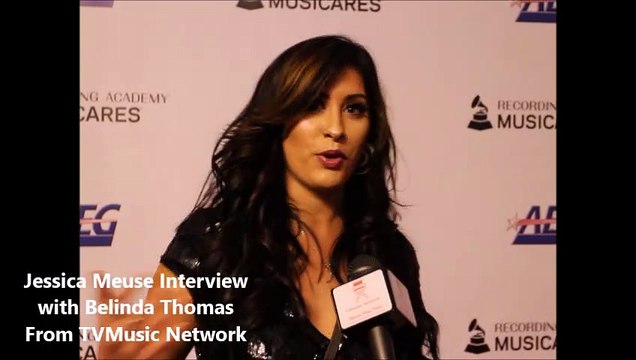 Jessica Meuse Interview - 2019 MusiCares Person of the Year Dolly Parton Event