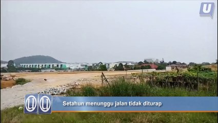 Setahun menunggu jalan tidak diturap