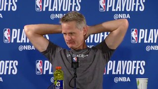 Steve Kerr Postgame conference   Pelicans vs Warriors Game 1   April 28, 2018   NBA Playoffs