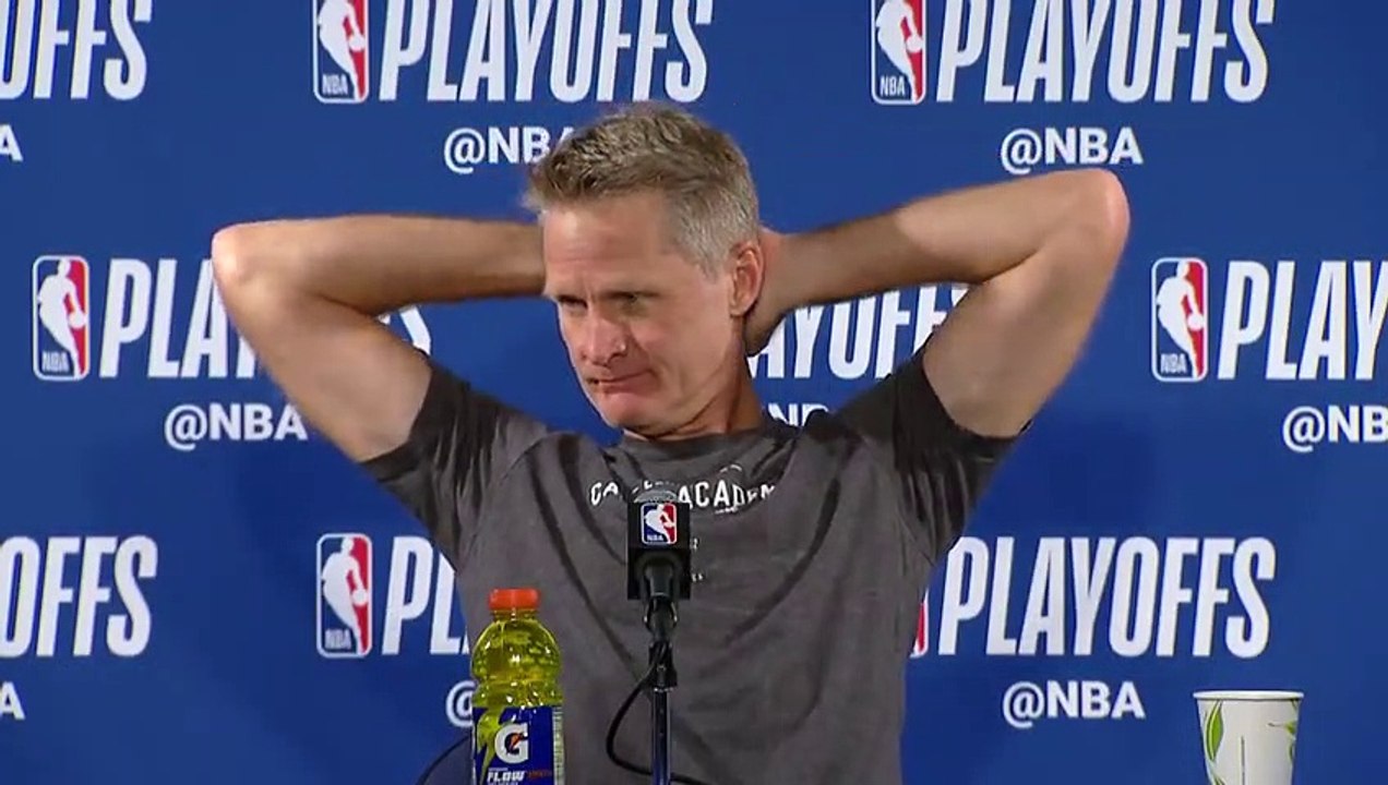 Steve Kerr Postgame conference   Pelicans vs Warriors Game 1   April 28, 2018   NBA Playoffs