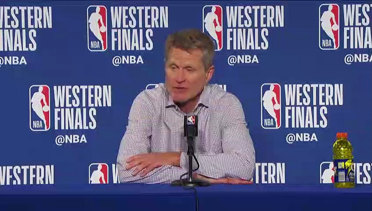 Steve Kerr Postgame Conference   Rockets vs Warriors Game 3   May 20, 2018   NBA Playoffs