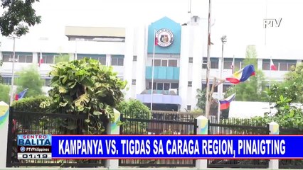 Kampanya vs tigdas sa CARAGA region, pinaigting