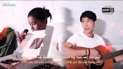 [Vietsub + Lyrics] Ting Wai Nai Jai (Leave It In Your Heart) - Jes Jespipat và Vill Wannarot