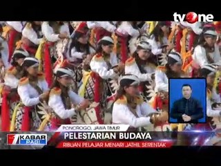 Ribuan Pelajar Menari Jathil Pecahkan Rekor MURI