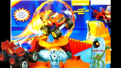 Blaze and the Monster Machines- Flaming Volcano Jump toy set